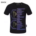 philipp plein t-shirts pour hommes double couronner